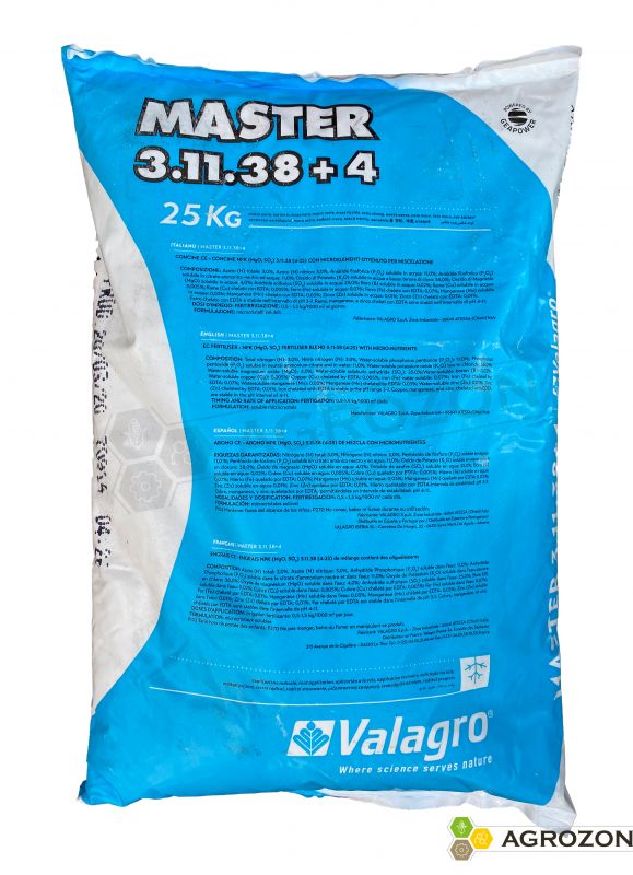 Удобрение Мастер 3.11.38+4 Valagro - 25 кг