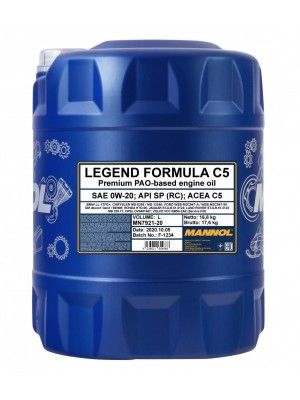 Масло моторное Legend Formula C5 SAE 0W-20 Mannol - 10 л