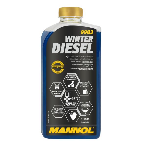 Присадка для дизеля антигель Winter Diesel Mannol - 0,25 л (PET)