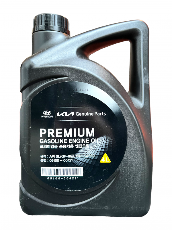 Масло моторное Premium Gasoline LF 5W-20 SM/GF-4 Mobis - 4 л
