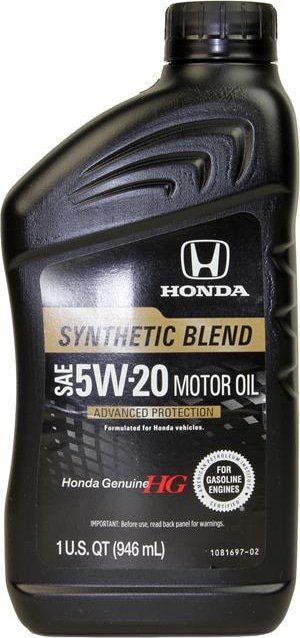Олива HONDA 5W-20 SYNTHETIC BLEND SP/GF-6, 1qt. 08798-9132