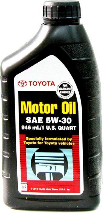 Олива TOYOTA Motor Oil SN 5W-30, 1qt. 00279-1QT5W