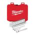 Набір головок метричних 1/4" Milwaukee з храповиком, (28шт)