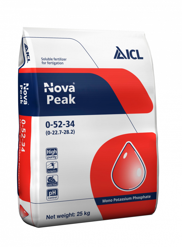 Монокалий фосфат 0-52-34 Nova Peak, ICL - 25 кг