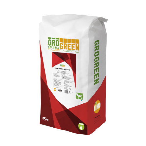 Удобрения GroGreen NPK 11-9-34+3MgO + TE Lima - 25 кг