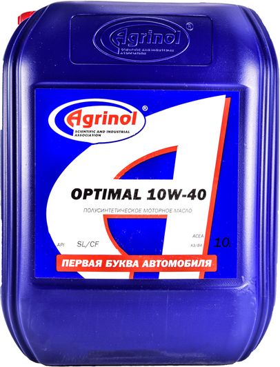 Олива моторна Optimal  10W-40 SL/CF Агрінол - 10 л