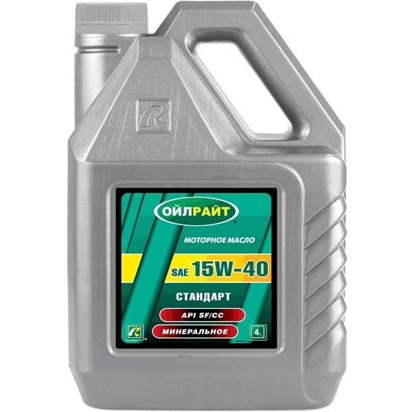 Масло моторное 15W-40 SF/CC Oil Right - 4 л