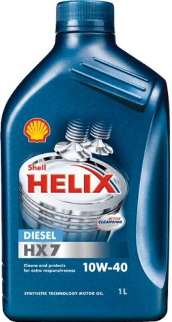 Олива моторна Helix Diesel HX7 SAE 10W-40 CF Shell - 1 л