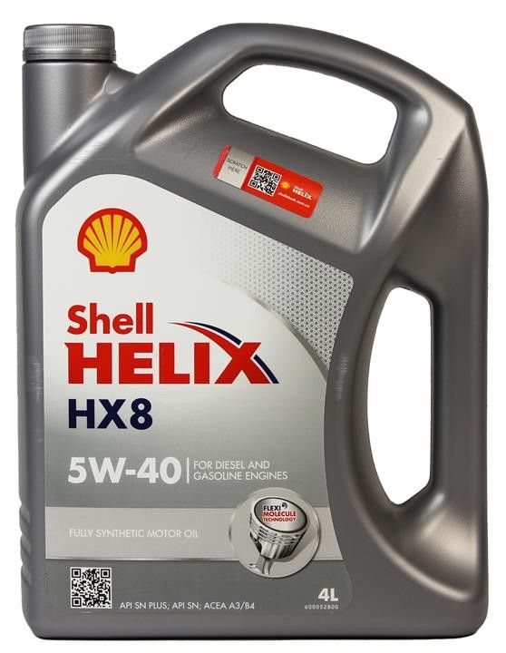 Масло моторное Helix HX8 SAE 5W-40 SM/CF Shell - 4 л