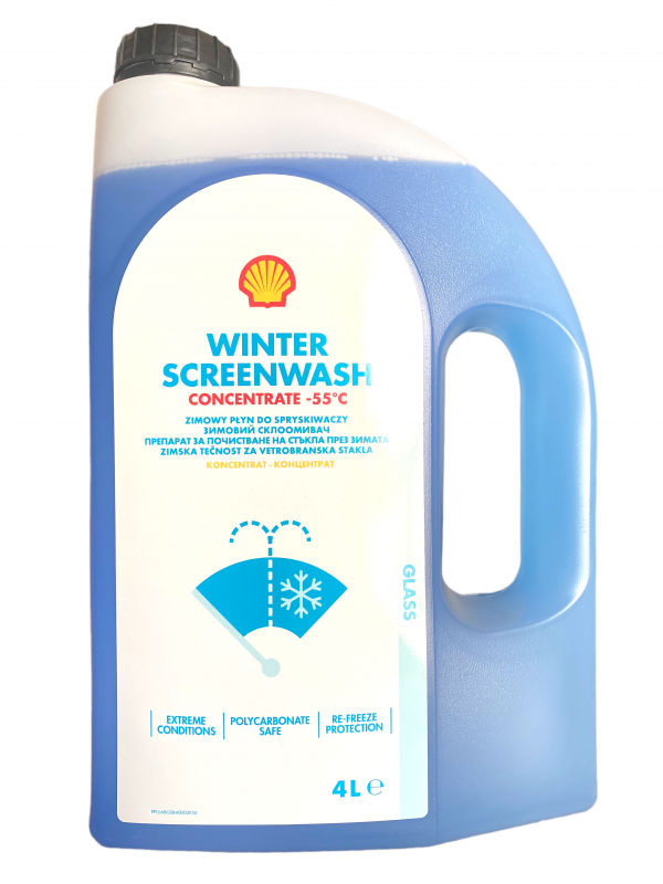 Омивач скла зимовий Winter Screenwash -55°C концетрат Shell - 4 л