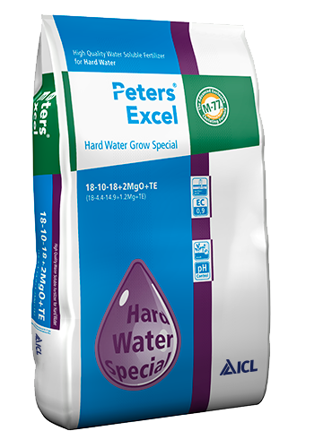 Удобрение Peters Excel 18+10+18+2MgO+Te (жесткая вода) ICL - 15 кг