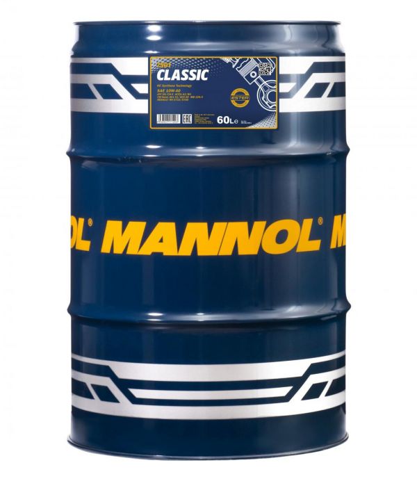 Масло моторное Classic SAE 10W-40 Mannol - 60 л