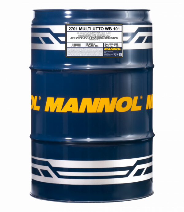 Трансмиссионное масло UTTO WB 101 Mannol - 208 л