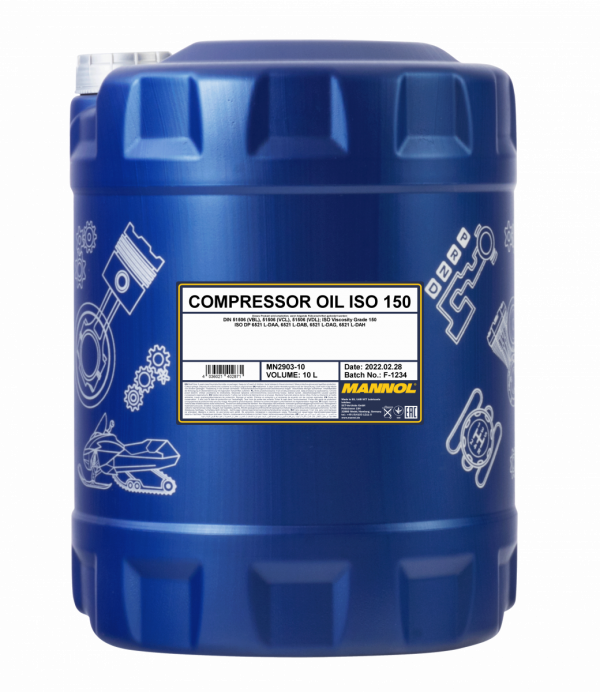 Олива компресорна ISO 150 Mannol - 10 л