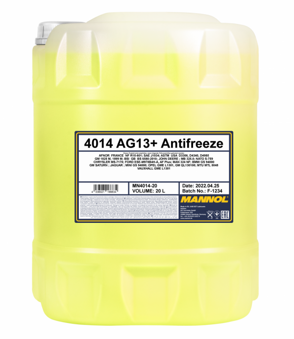 Антифриз MN AG13+ Antifreeze Mannol - 20 л