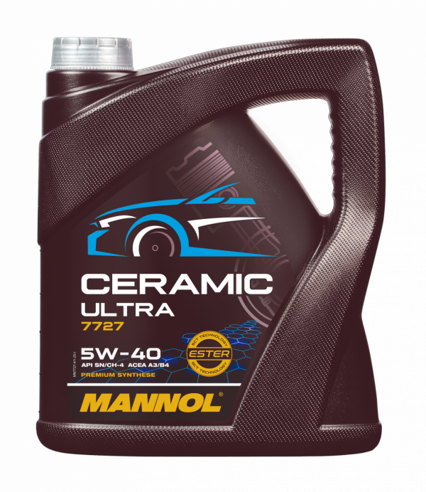 Олива моторна Ceramic Ultra 5W-40 Mannol - 5 л