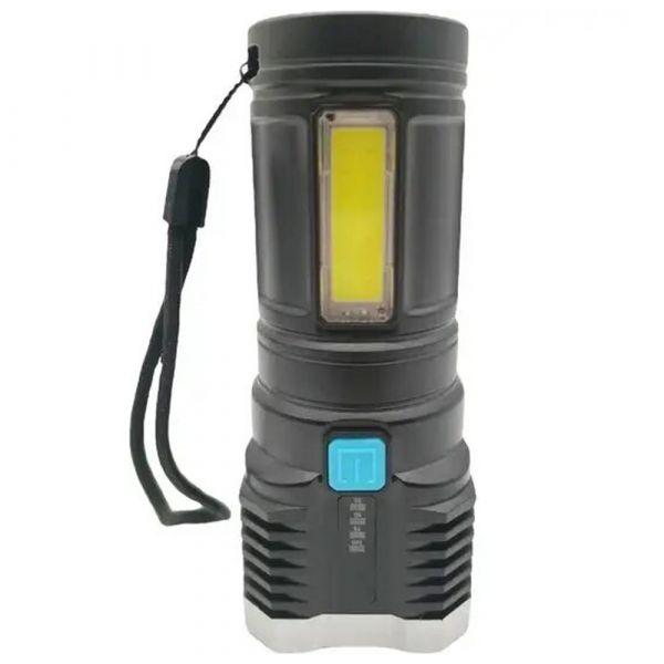 2в1 Кемпинговый + ручной фонарь X509/S03 (4LED+COB, 4 режима, 1х18650, USB)