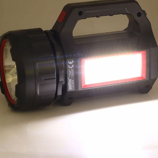 3в1 - Фонарь прожектор кемпинговый + Power Bank Panther PT-8895 (LED + COB, 1000 люмен, 7 режимов, USB, солнечная панель)
