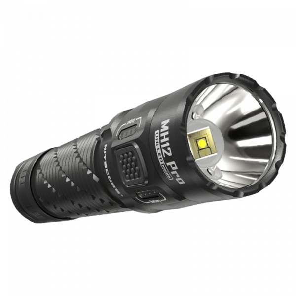 Фонарь Nitecore MH12 Pro (NiteLab UHi 40 LED, 3300 люмен, 8 режимов, 1х21700, USB Type-C), комплект