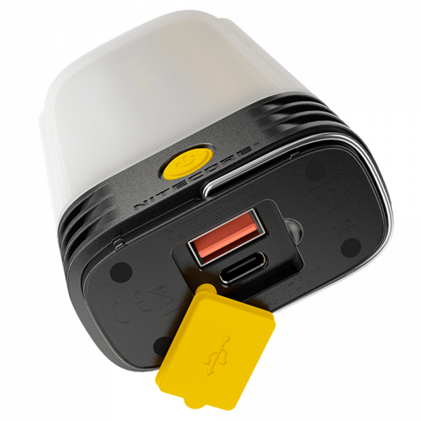 4в1 - Фонарь кемпинговый + Power Bank + зарядное Nitecore LR60 + аккумуляторы (280 люмен, 2x18650, USB Type-C), комплект