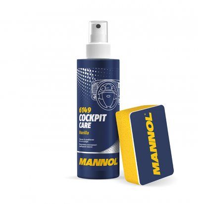 Очиститель приборной панели ваниль+ губка (спрей) Mannol - 0,25 л
