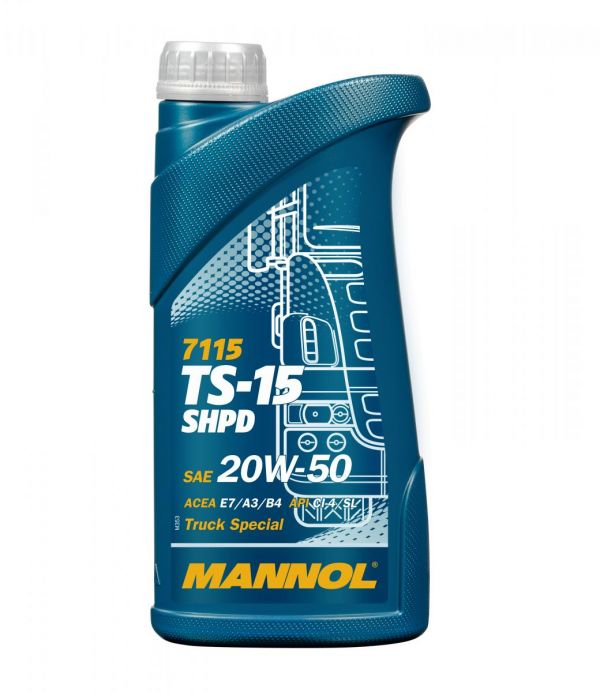 Олива моторна TS-15 SHPD SAE 20W-50 Mannol - 1 л
