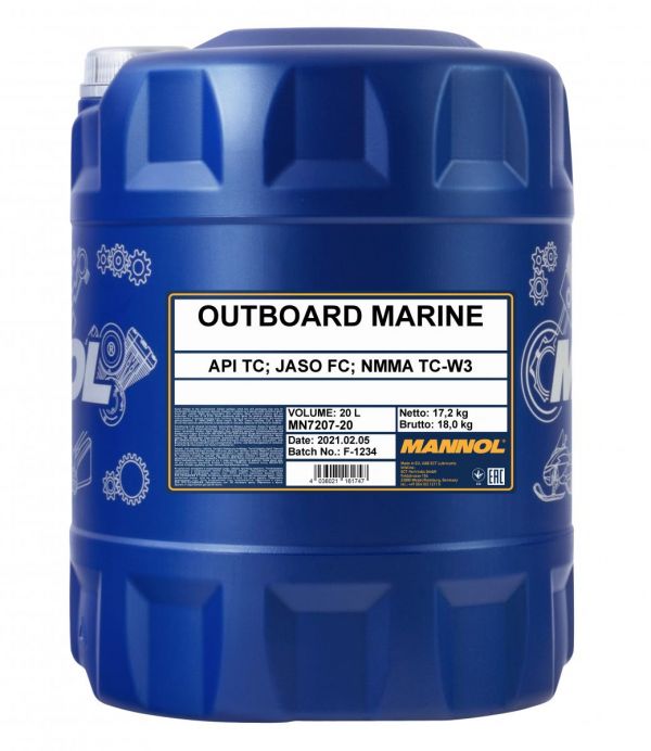Олива моторна Outboard Marine Mannol - 10 л