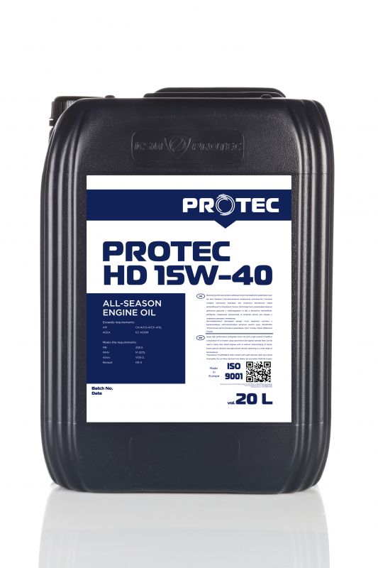 Масло моторное HD 15W-40 Protec - 20 л