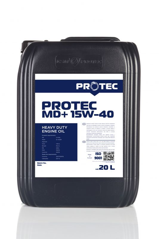 Масло моторное MD+ 15W-40 Protec - 20 л