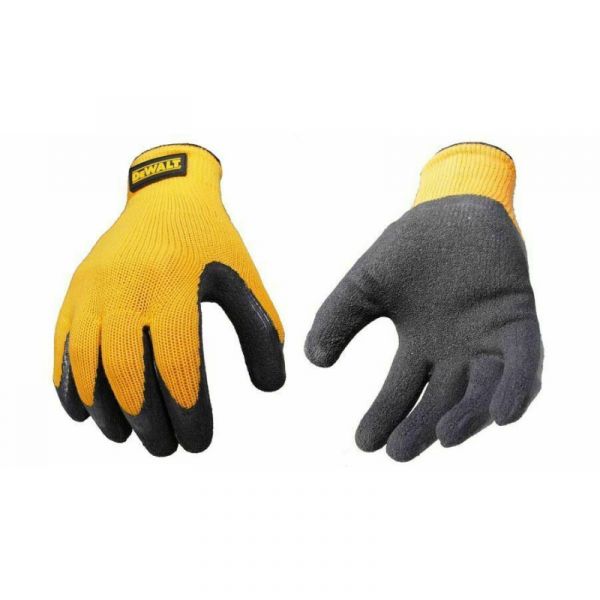 Робочі рукавиці трикотажні, просочені гумою DEWALT DPG70 L нейлон