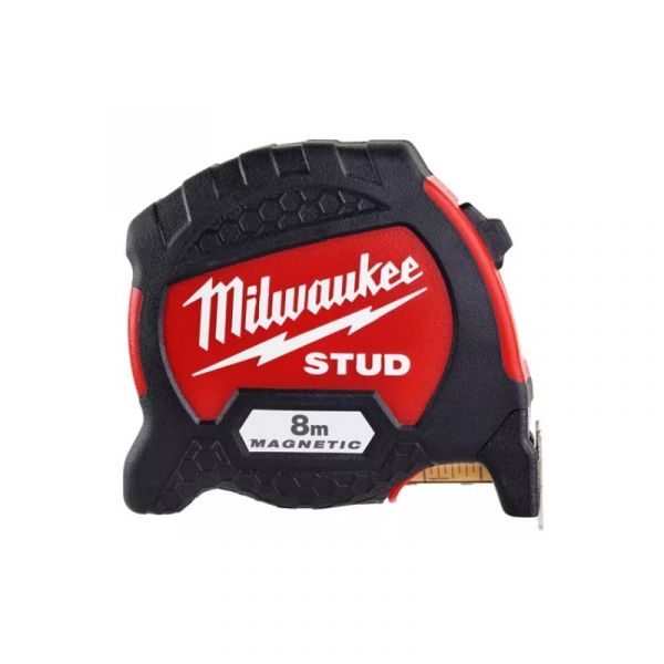 Рулетка магнітна метрична MILWAUKEE STUD, 8м (33мм)