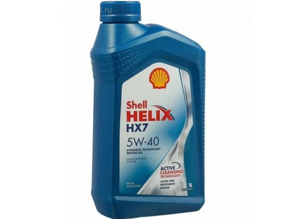 Масло моторное Helix HX7 5W-40 Shell - 1 л