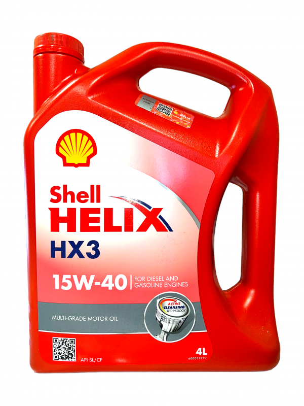 Масло моторное Helix HX3 15W-40 Shell - 4 л