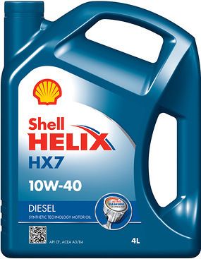 Олива моторна Helix Diesel HX7 SAE 10W-40 CF Shell - 4 л