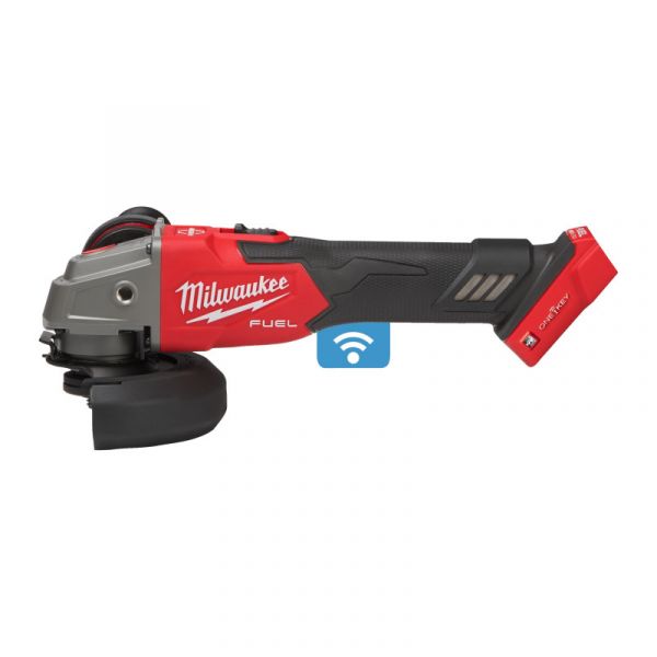 Шлифмашина угловая аккумуляторная MILWAUKEE, M18 ONEFSAG125XB-0X, Ø125мм (HDкейс)