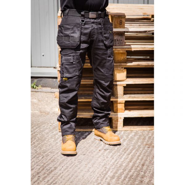 Штани робочі Dewalt Thurlston Trousers чорні розмір 34/33 склад 100% поліестер стрейч, не водопроник