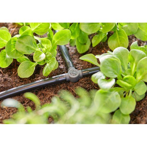 З'єднувач Т-подібний Gardena Micro-Drip-System для шлангів 4,6 мм 10 шт.