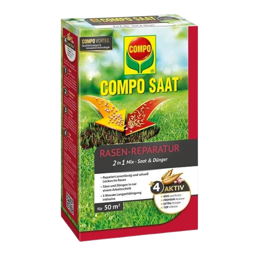  Compo Суміш для відновлення газону тверде добриво+насіння 1,2кг