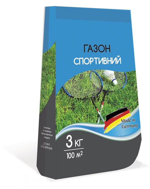 Газонна трава Спортивна Сімейний Сад - 3 кг