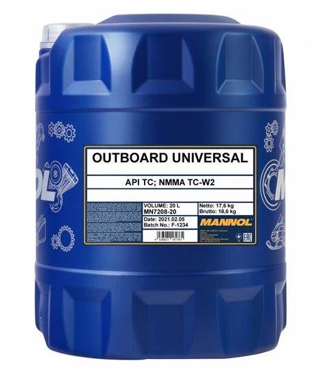 Масло моторное Outboard Universal Mannol - 20 л