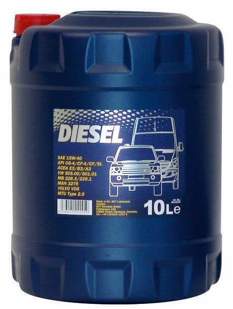 Масло моторное Diesel SAE 15W-40 Mannol - 10 л