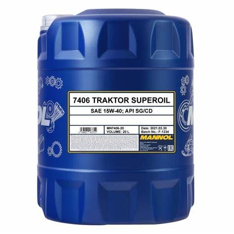 Масло моторное Traktor Superoil SAE 15W-40 Mannol - 20 л