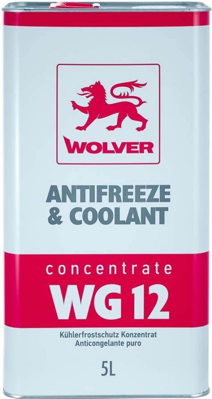 Антифриз WG12+ концентрат червоний Wolver - 5 л