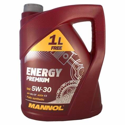 Олива моторна Energy Premium SAE 5W-30 Mannol - 4+1 л