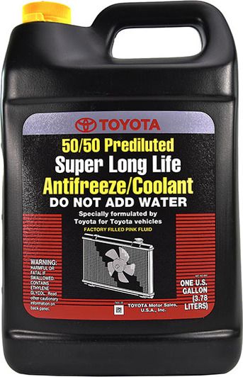 Антифриз Toyota Super Long Life Coolant Pre-Diluted -37 розовий 00272-SLLC2 (каністра 3,785 л)