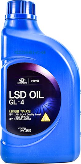 Масло трансмиссионное Mobis LSD Oil 85W-90 API GL-4 - 1 л