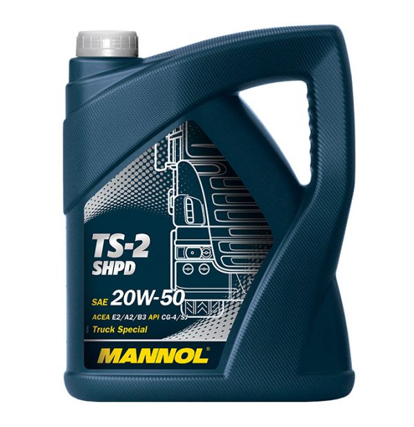 Олива моторна TS-2  SHPD  SAE 20W-50 Mannol - 5 л