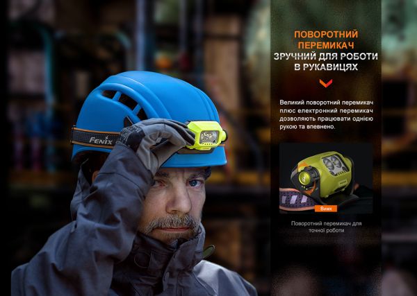 Ліхтар налобний Fenix WH23R з безконтактним датчиком