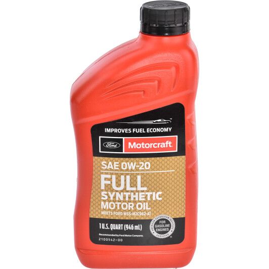 Олива MOTORCRAFT 0W-20 FULL SYNTHETIC, SP/GF-6, 1qt. XO0W20-Q1FS