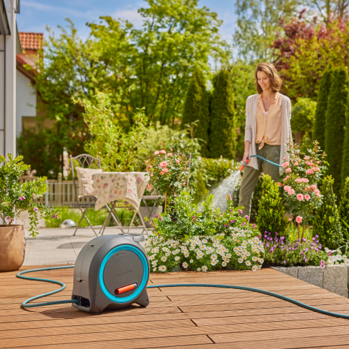 Котушка Gardena Dual Hose Box настінна та наземна 11 мм 25 м